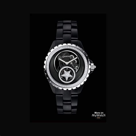 premiere tourbillon volant chanel|J12 Diamond Tourbillon Watch 38 mm Black Ceramic .